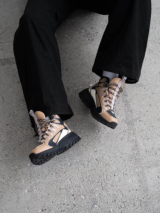 ARKK Apaze Hightop Leather Raven Tannin