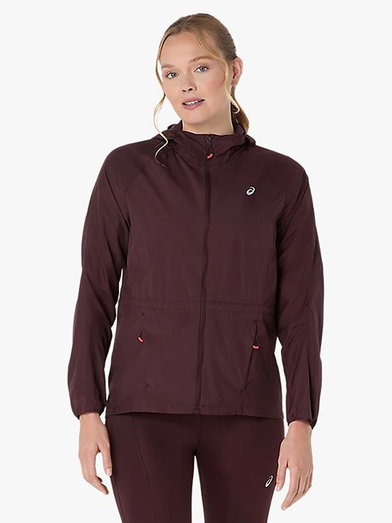ASICS Road Packable Jacket Dark Currant