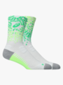 ASICS Performance Run Sock Crew Brilliant White / Illum. Green / Vital Green