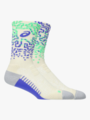 ASICS Performance Run Sock Crew Ivory / Cobalt Burst / Vital Green