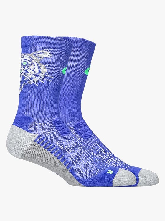 ASICS Performance Run Sock Crew Cobalt Burst/Vital Green