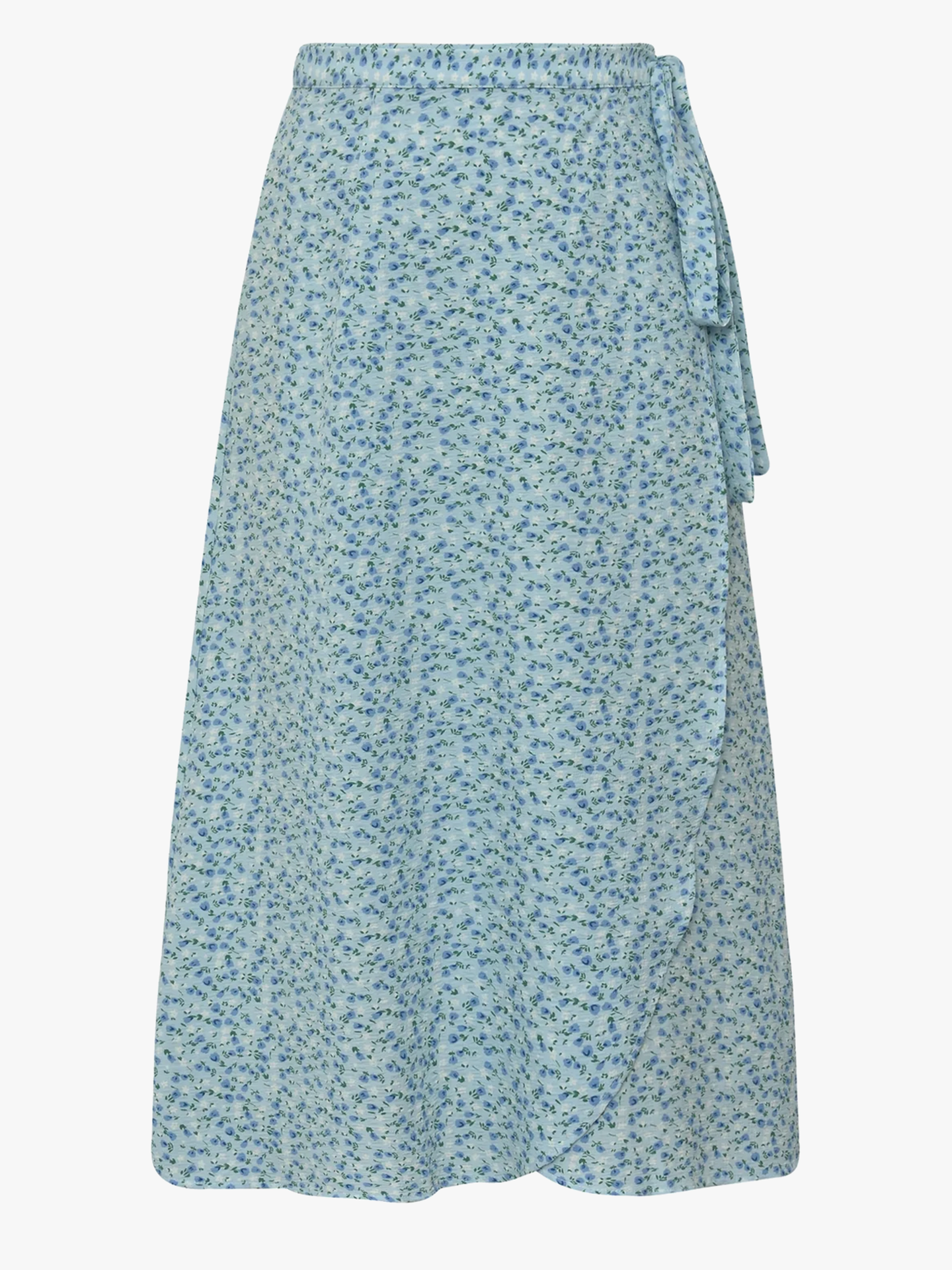 A-View Peony Wrap Skirt Blue / White