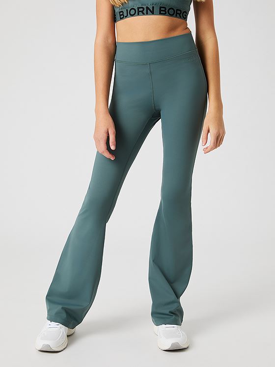 Björn Borg Borg Flare Leggings BALSAM GREEN