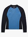 Bergans Inner:Dual Merino Junior Long Sleeve Elemental Blue