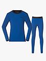 Bergans Allround Merino Baselayer Set Kids/Junior Space Blue / Navy Blue