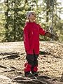 Bergans Lilletind Kids Coverall Alpine Rose / Dark Shadow Grey