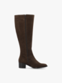 Bianco Carol Chelsea Knee High Boot Oily Suede Brown