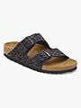 Birkenstock Arizona Foil Print Leo Black