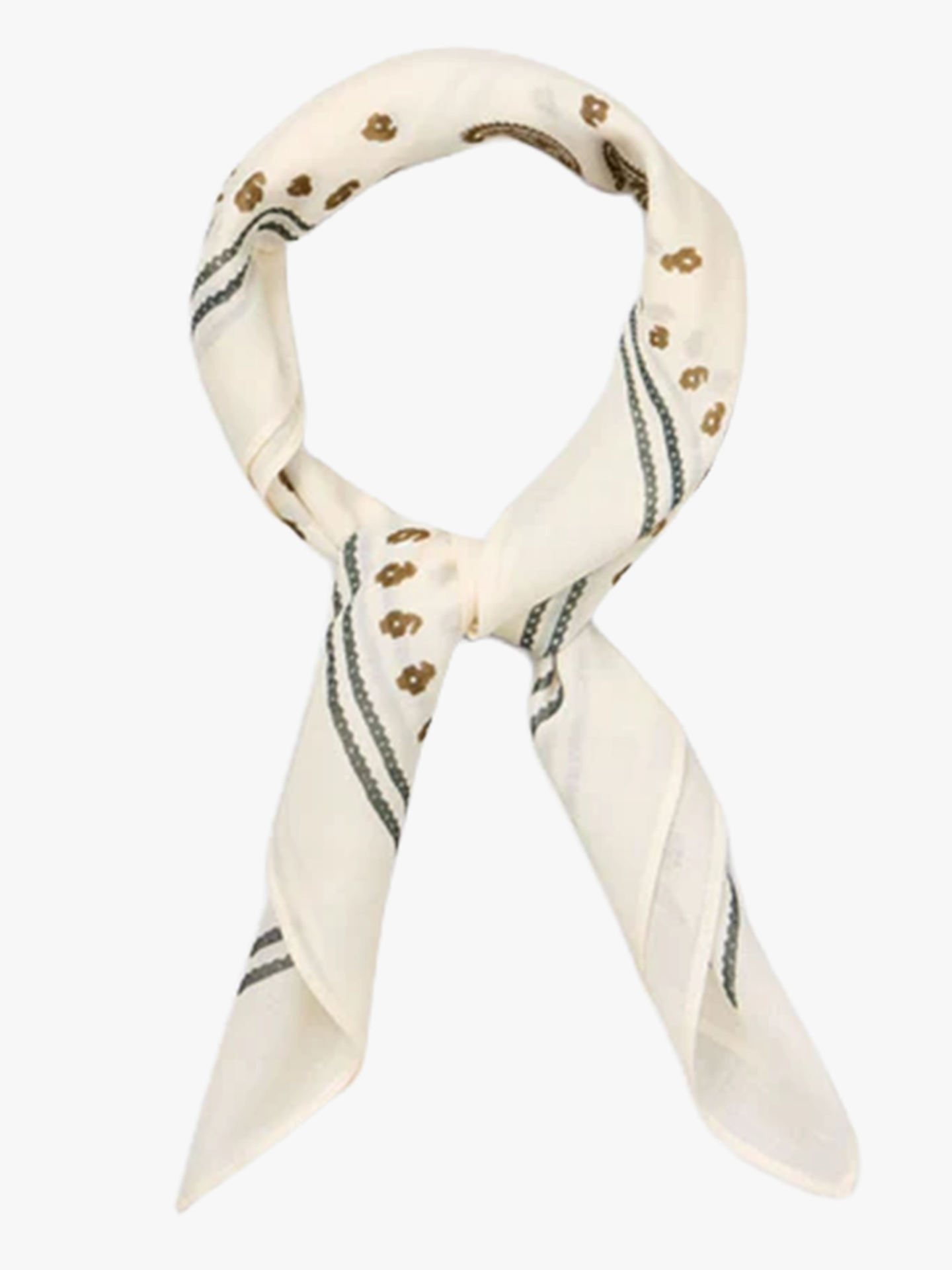 Becksöndergaard Bloom Paislet Cotta Scarf Birch White