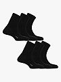 Bula 6 Pack Cotton Sock Black