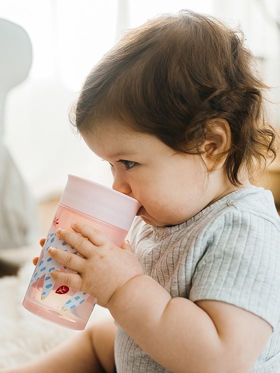 Dr Brown 360 Kopp Rosa 300ml Flerfarget