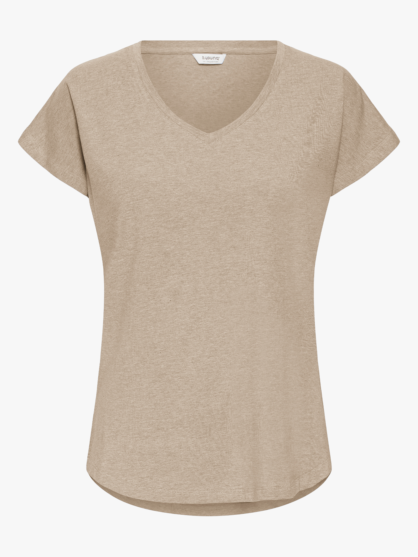 B.YOUNG Pamila V Tee Chinchilla Melange