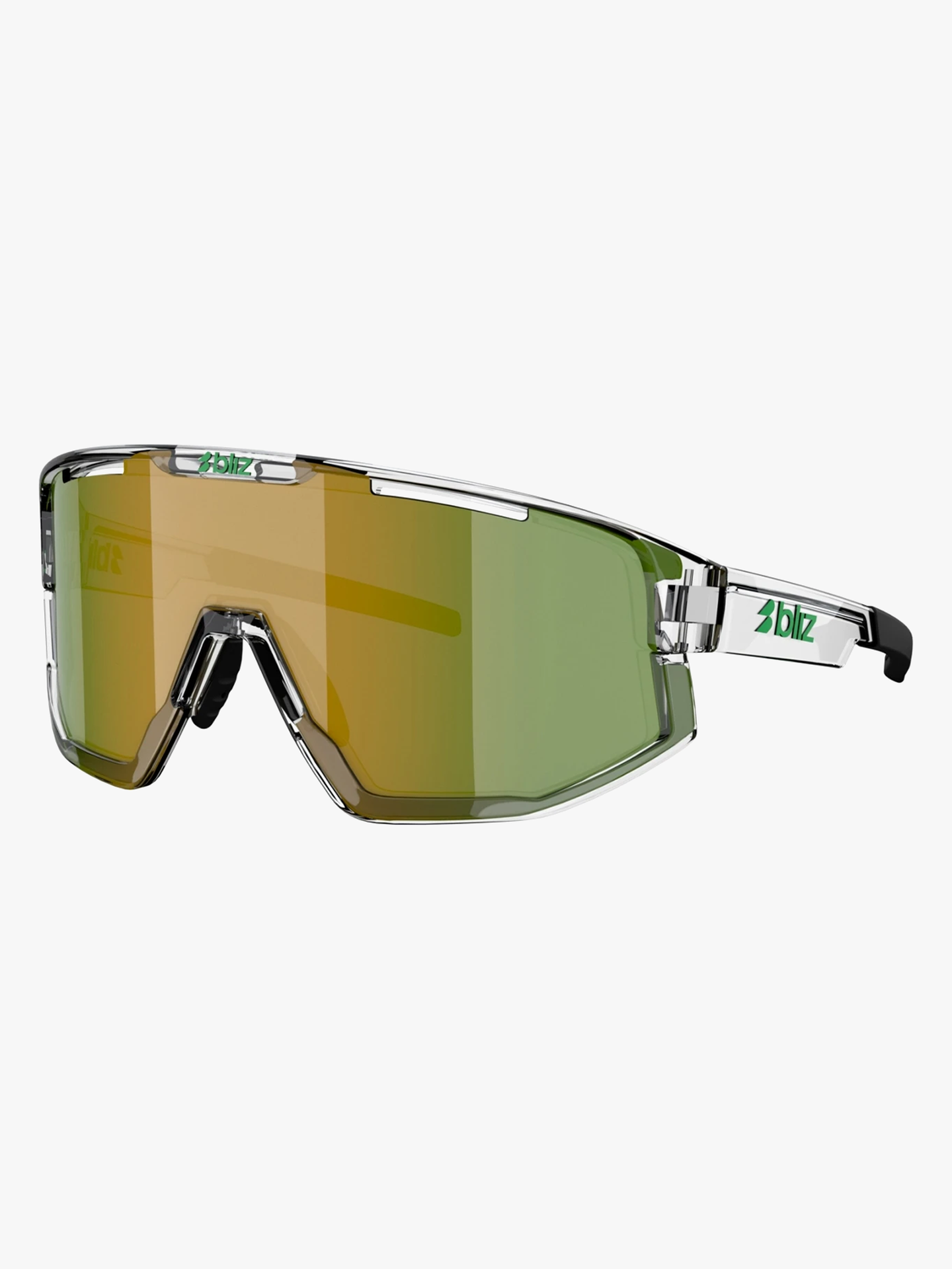 Bliz Fusion Transparent White / Green