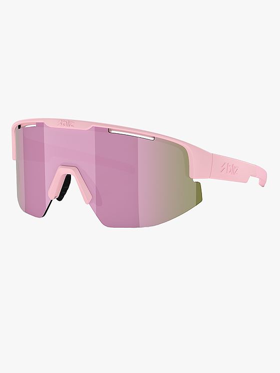 Bliz Matrix Small Innfatningsfarge: Matte pudderrosa / Linsefarge: Brun, Rosa flerfarget