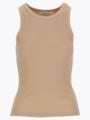 Comprimé Basic Rib Tank Top Nude