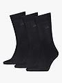 Calvin Klein 3-Pack Cotton Crew Sock Man Black
