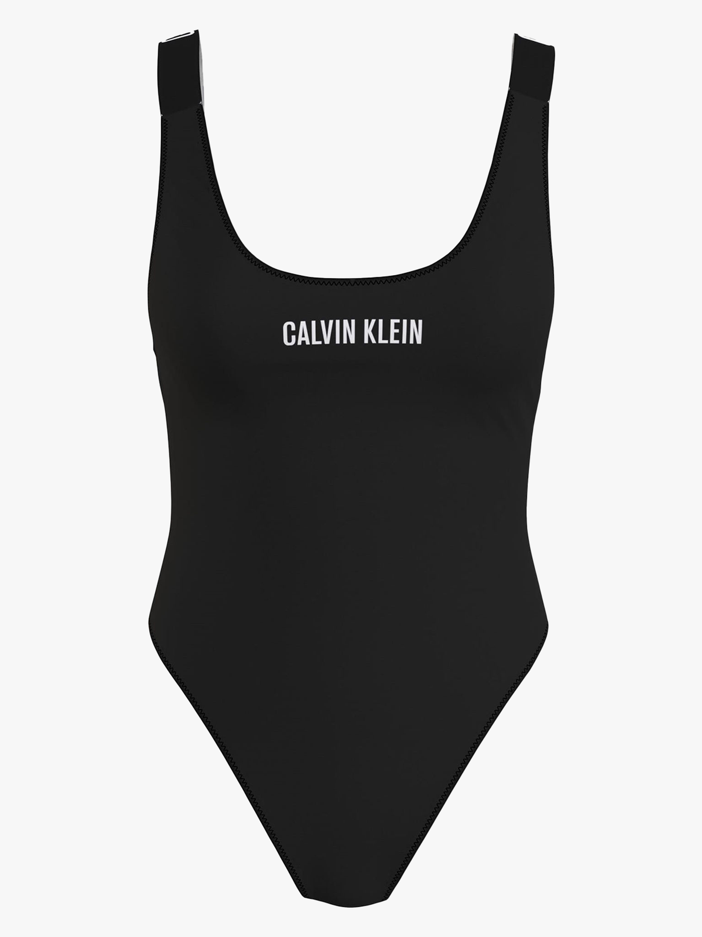 Calvin Klein Scoop Back One Piece-RP Pvh Black