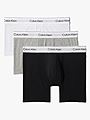 Calvin Klein Boxer Brief 3-Pack Grey Heather / White / Black