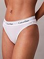 Calvin Klein High Leg Tanga White