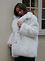 Clermonte Maya Faux Fur White