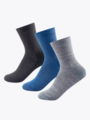 Devold Daily Merino Light Sock 3Pk Indigo Mix