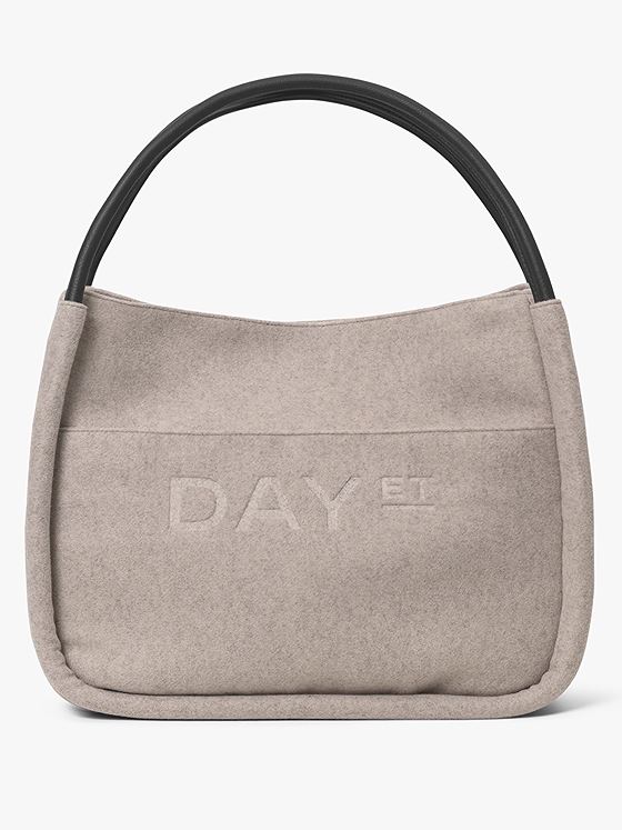 DAY ET Day Woolen Small Shopper Taupe Melange / Brown