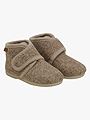 En Fant Slippers Wool Velcro Walnut Melange