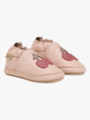 En Fant Leather shoe Applique Rose Dust