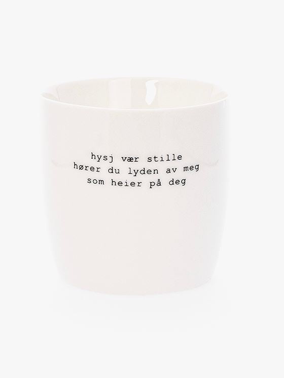 Sögne Krus Trygve Skaug Hvit Hysj Vær Stille Hvit