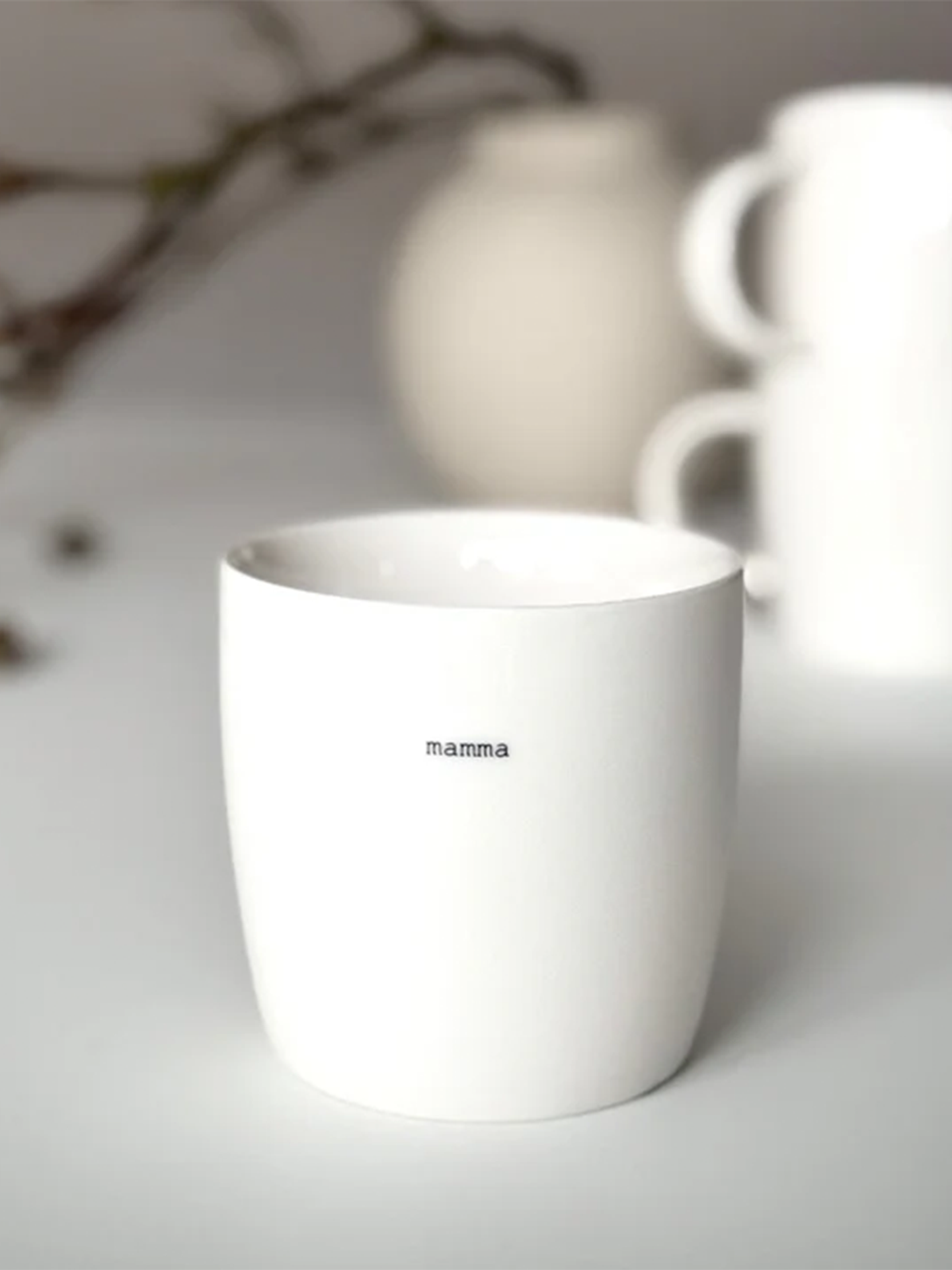 Sögne Krus Hvit Mamma Hvit