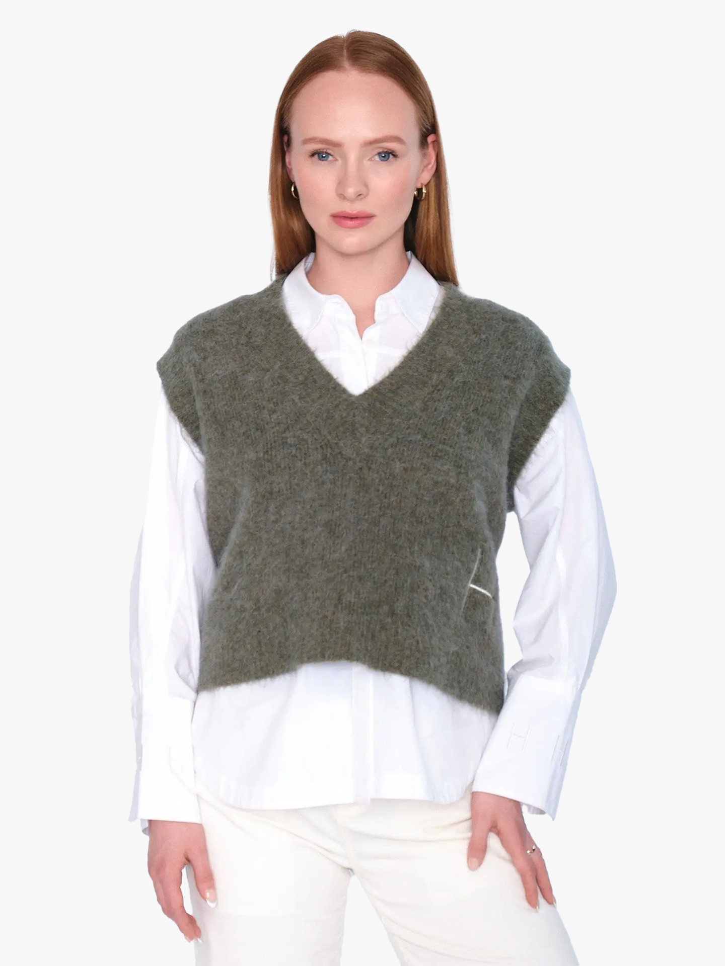 Hést Pernille Vest Winter Moss