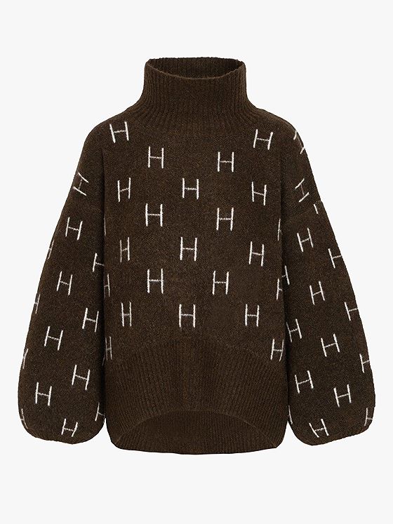Hést FAM Short Sweater Dark Earth