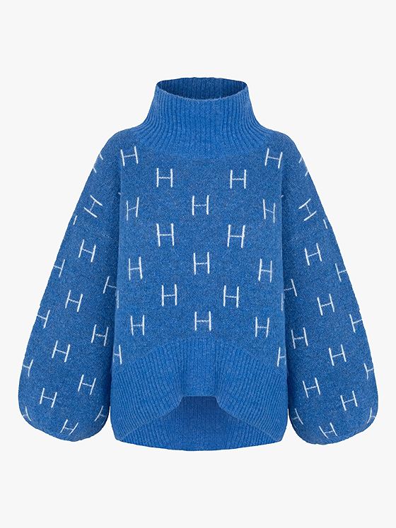 Hést Fam Sweater Short Blue Yonder
