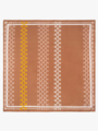 Hést Isadora Silk Scarf Large Mocha Mousse