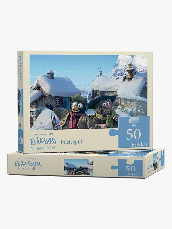 Flåklypa Puslespill 50 Huset Flerfarget