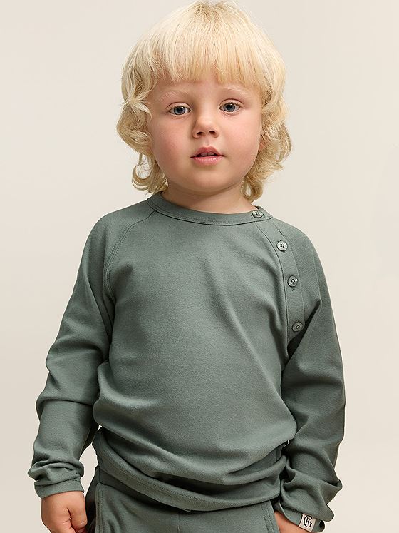Gullkorn Villvette Longsleeve Tåkegrønn