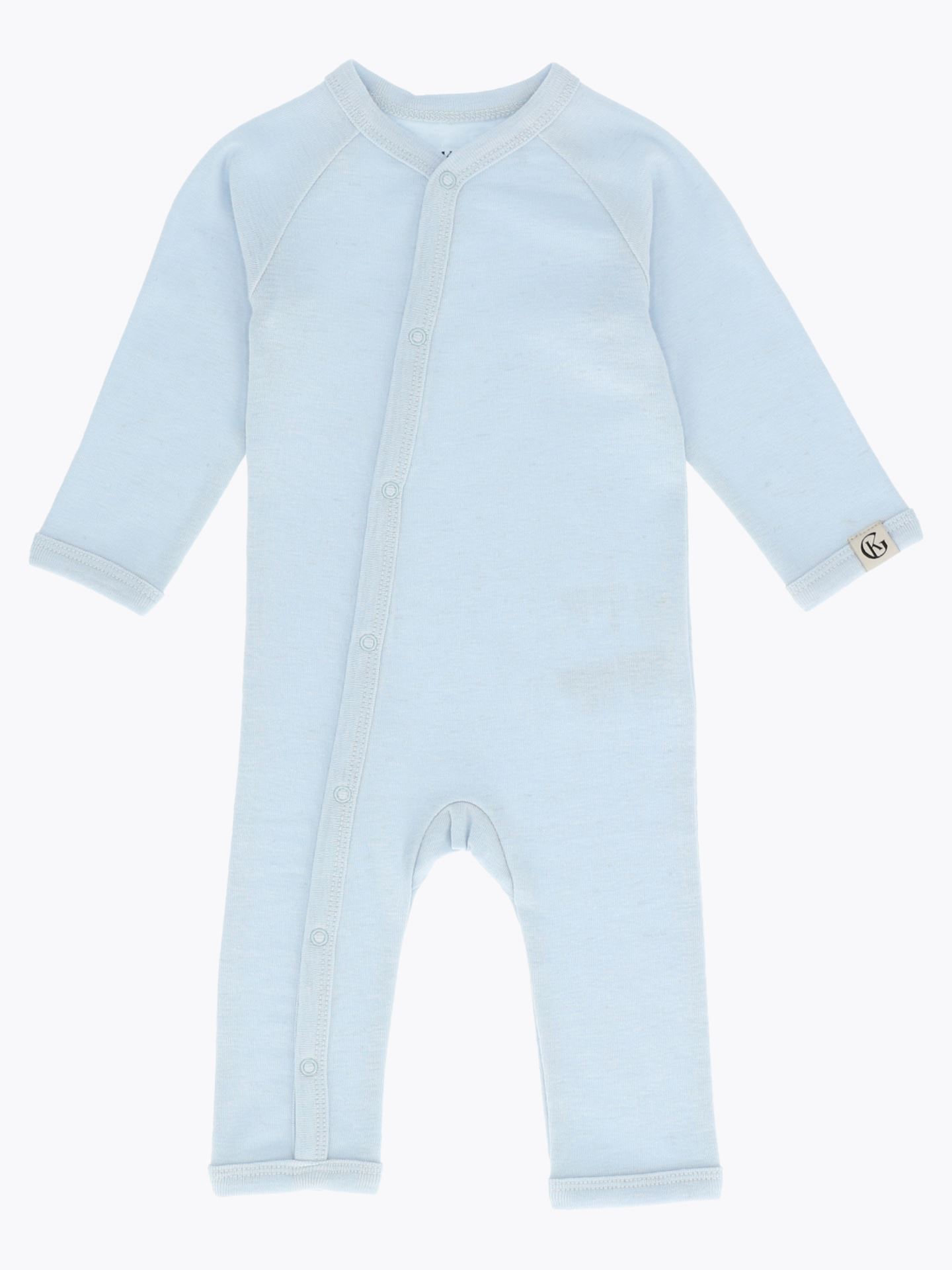 Gullkorn Vakke Ull Babydress Lys Blå