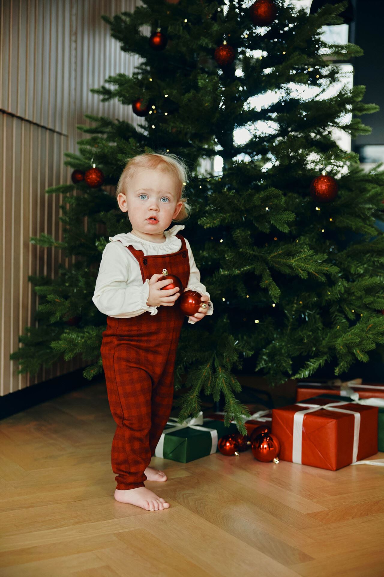 Gullkorn Sino Sparkebukse Dyprød