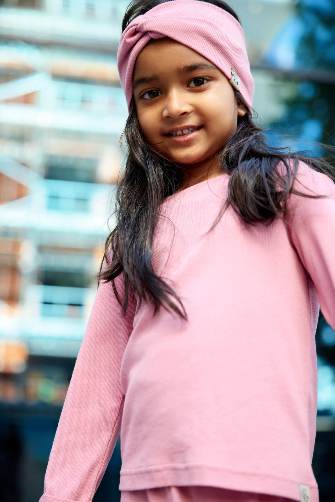 Gullkorn Melil Hårbånd Dus Rosa