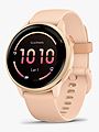 Garmin Vivoactive 6 Metallisk rosa daggry-farget med rosa daggry-farget rem
