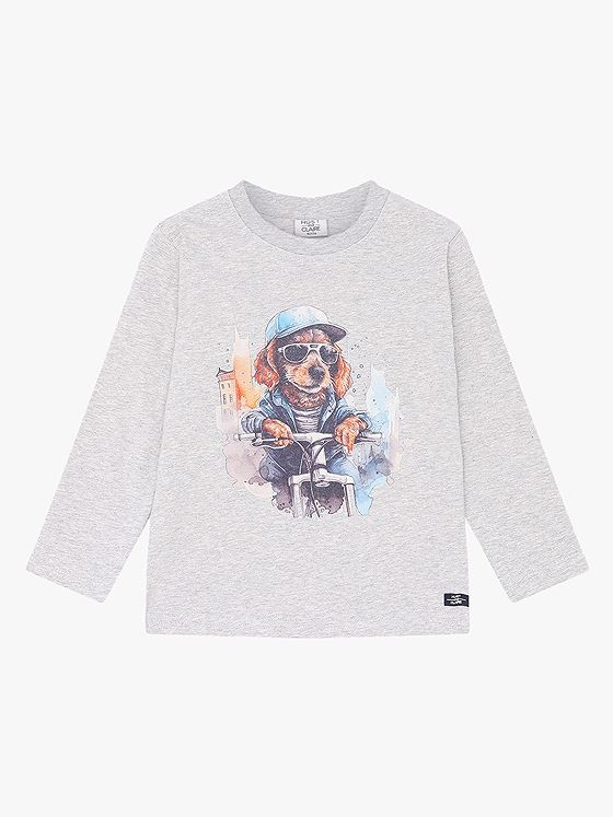 Hust and Claire Anton T-shirt Pearl Grey Melange