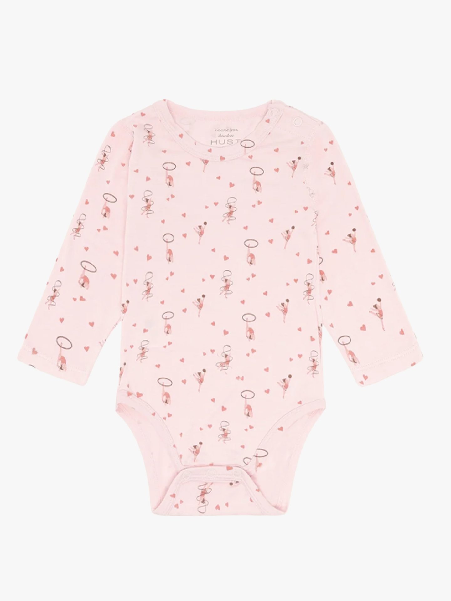 Hust and Claire Buller Gymnast Body Stocking Chalk Pink