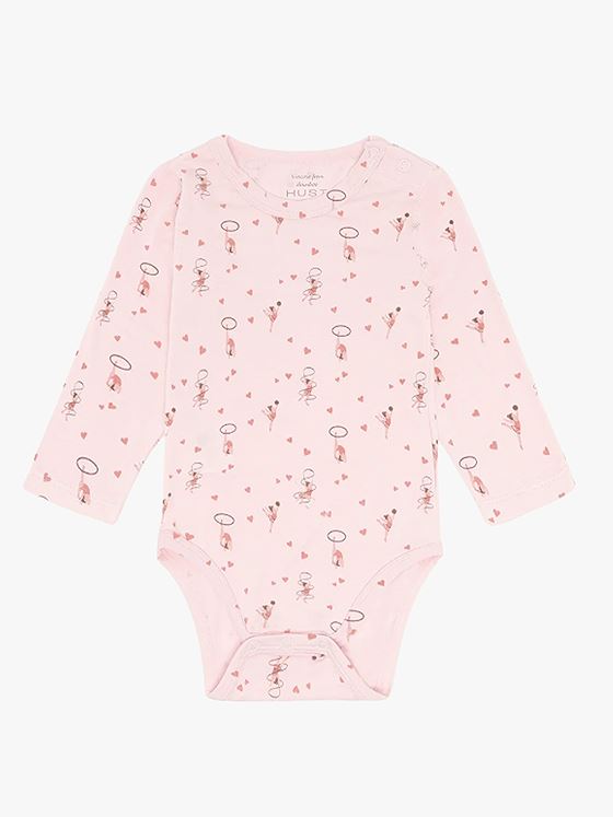 Hust and Claire Buller Gymnast Body Stocking Chalk Pink