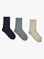 Hust and Claire Foty 3-pack Socks, Wool -Bamboo More navy