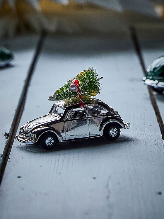 House Doctor Mini Xmas Car Dekorasjon Metallic