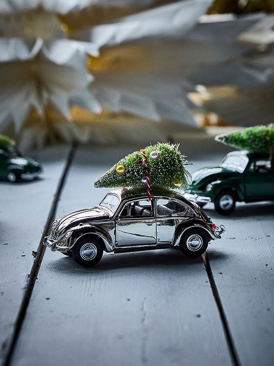 House Doctor Xmas Car Dekorasjon Sølv