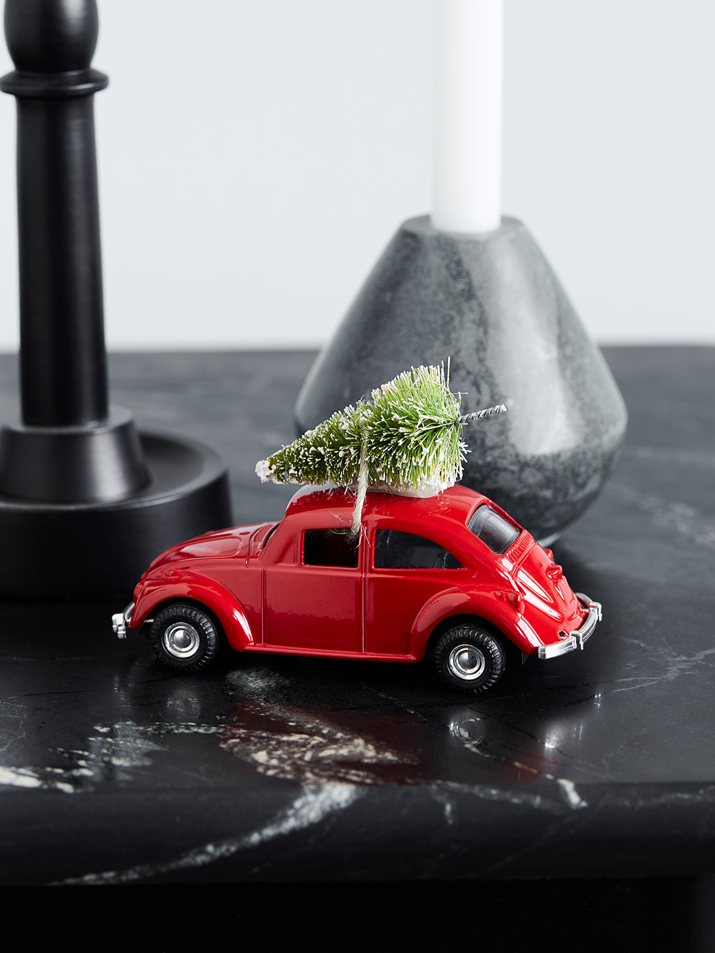 House Doctor Mini Xmas Car Dekorasjon Rød