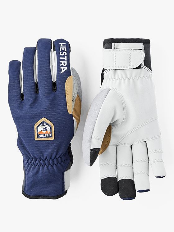 Hestra Ergo Grip Wool Touring Navy/light grey