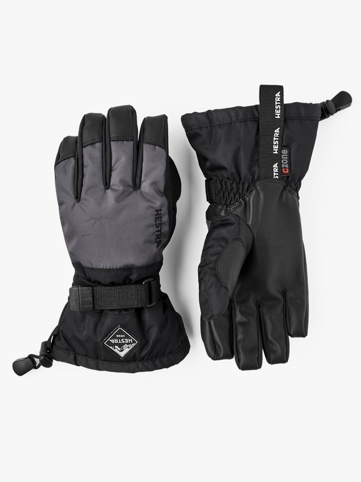 Hestra Gauntlet CZone Junior Graphite & Black