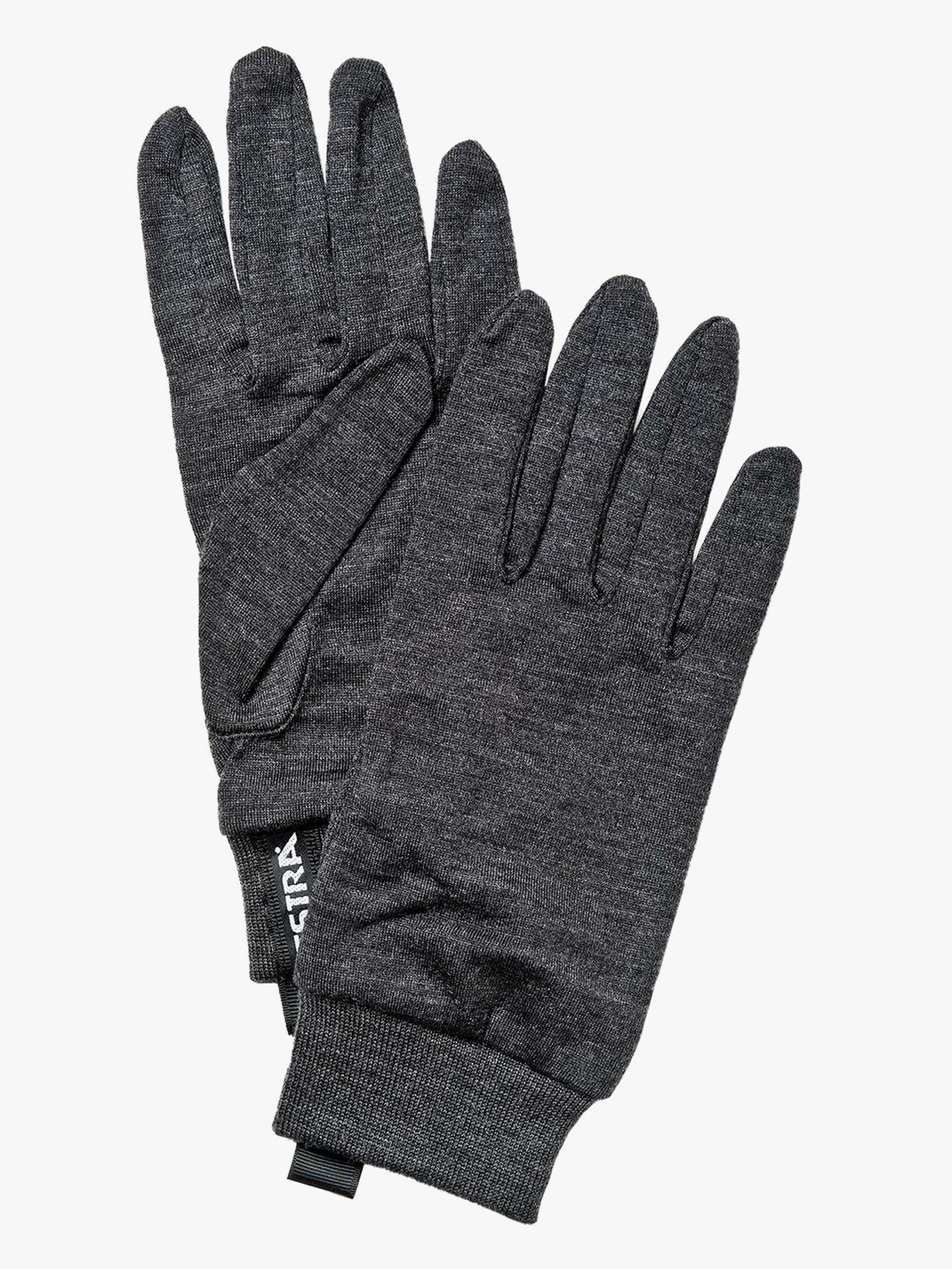 Hestra Merino Wool Liner Active 5 finger Charcoal